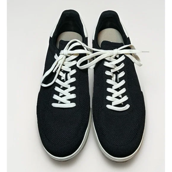 Rothy's The Men's Court Sneaker Black 12.5 Business Casual Streetwear Comfort